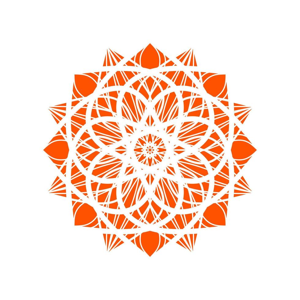 asian circle flower pattern. Ornamental round pattern. Round Pattern Mandala. Round backgrounds for the greeting cards, invitation, tattoo template, business style, cards or else. Vector illustration