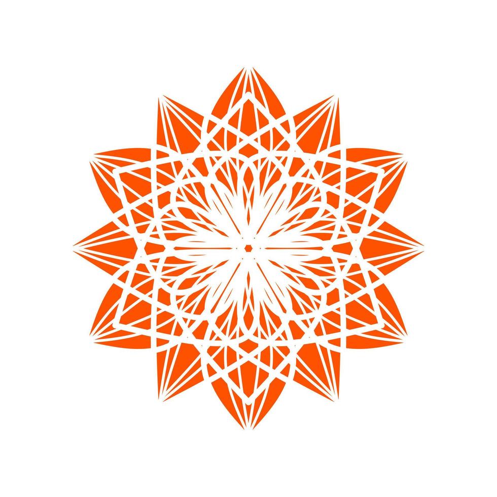 asian circle flower pattern. Ornamental round pattern. Round Pattern Mandala. Round backgrounds for the greeting cards, invitation, tattoo template, business style, cards or else. Vector illustration