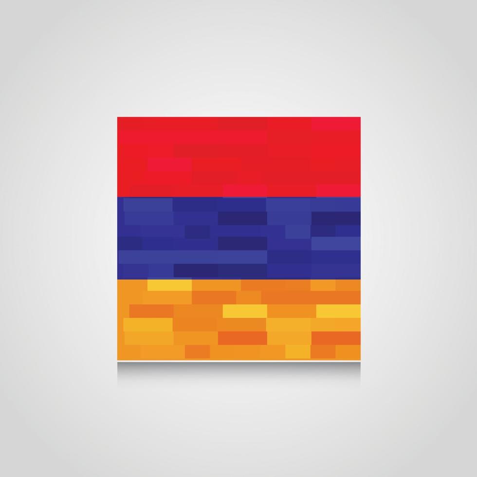Armenia Flag Abstract Background Banner vector