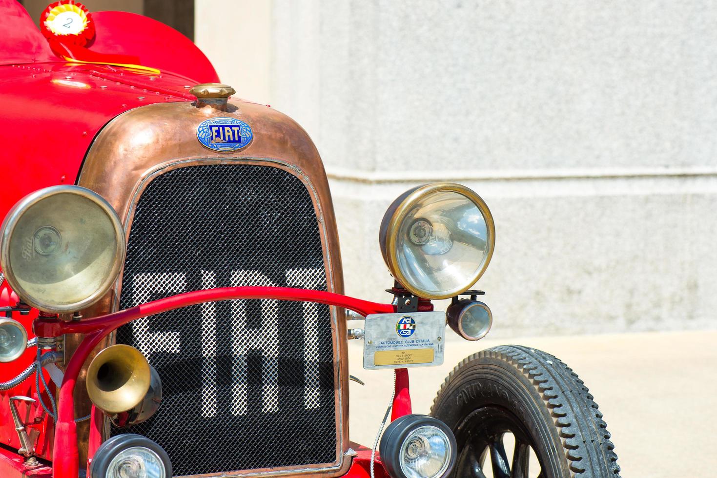 San Pellegrino Bergamo Italy 2015 A Fiat Topolino at the vintage car show photo