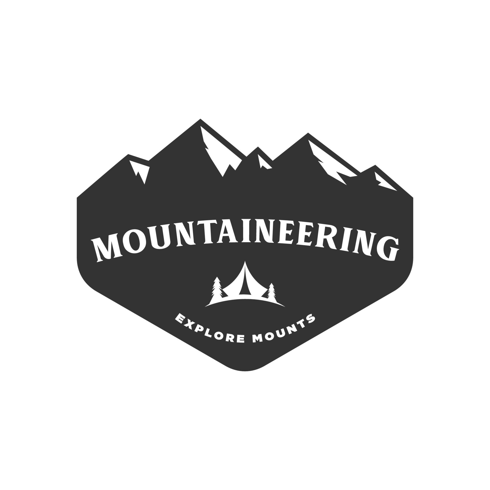 mountain outdoor logo icon and vector 12943863 Vector Art at Vecteezy