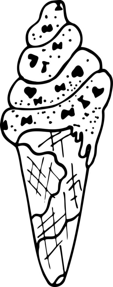 An ice cream vector illustration