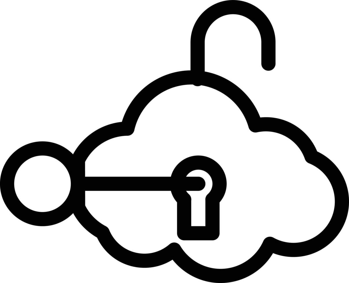cloud key hole vector illustration on a background.Premium quality symbols.vector icons for concept and graphic design.