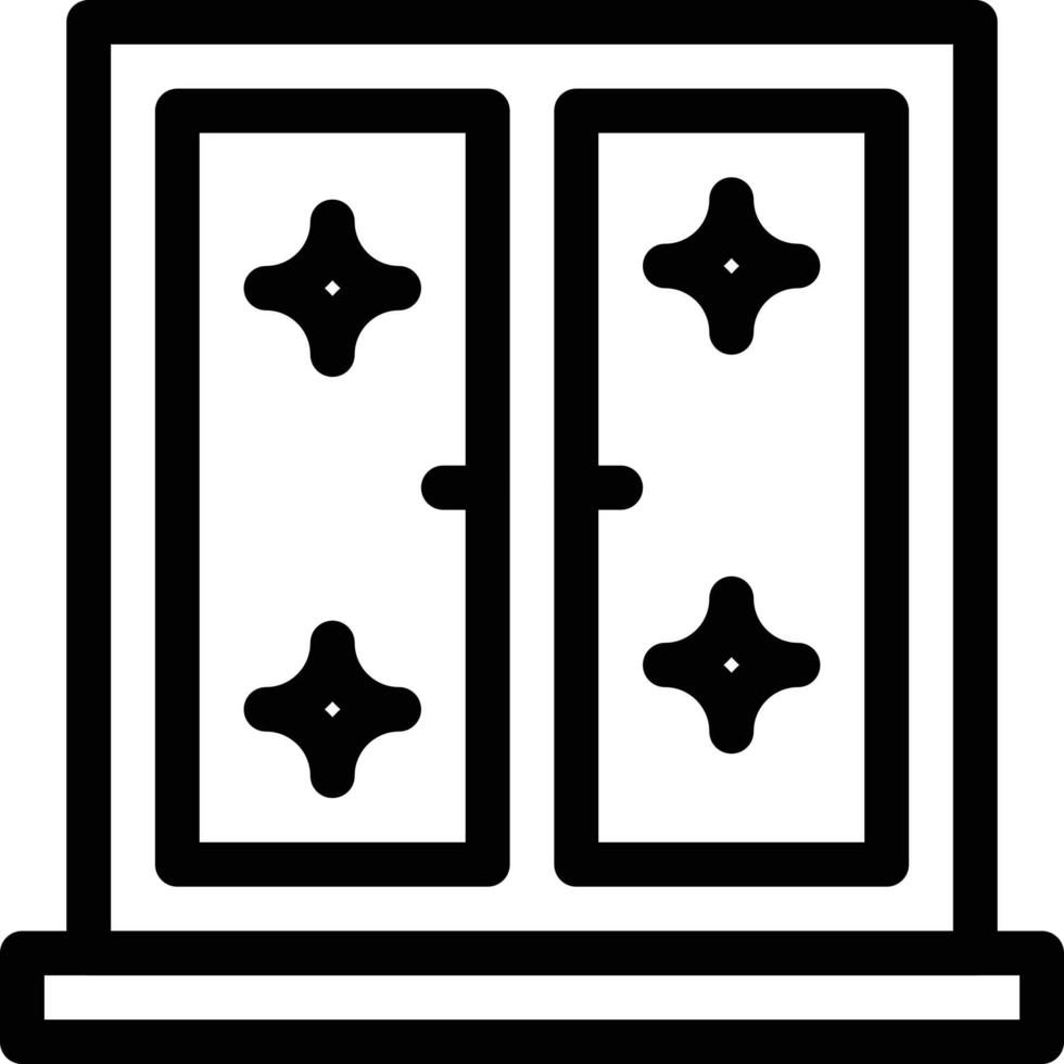 ilustración de vector de ventana en un fondo. símbolos de calidad premium. iconos vectoriales para concepto y diseño gráfico.