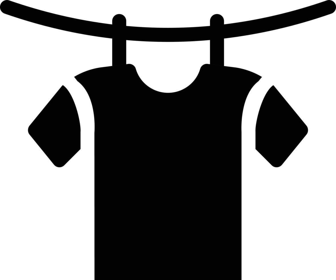 camisa colgar ilustración vectorial sobre un fondo.símbolos de calidad premium.iconos vectoriales para concepto y diseño gráfico. vector