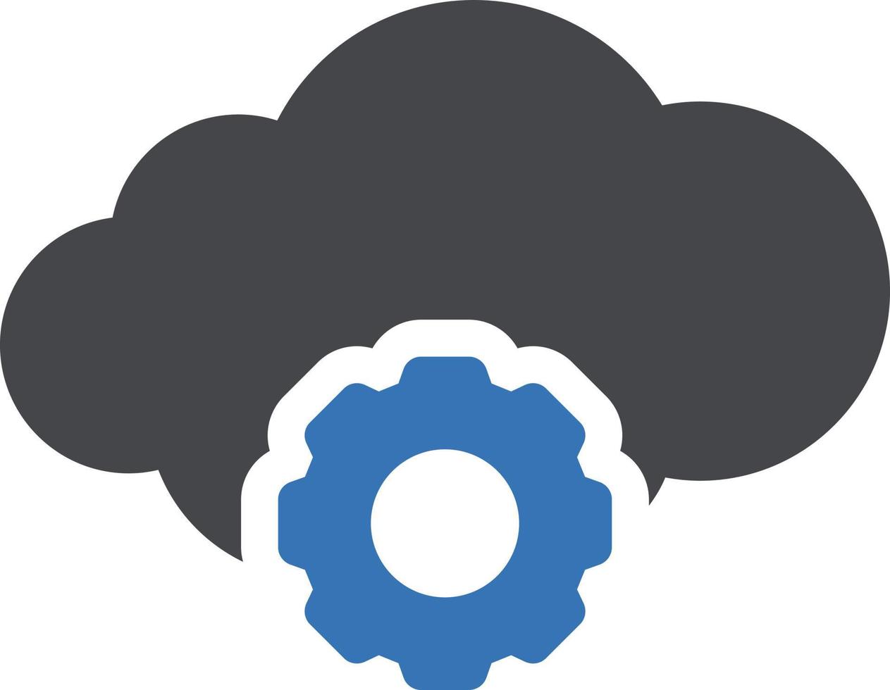 cloud setting vector illustration on a background.Premium quality symbols.vector icons for concept and graphic design.