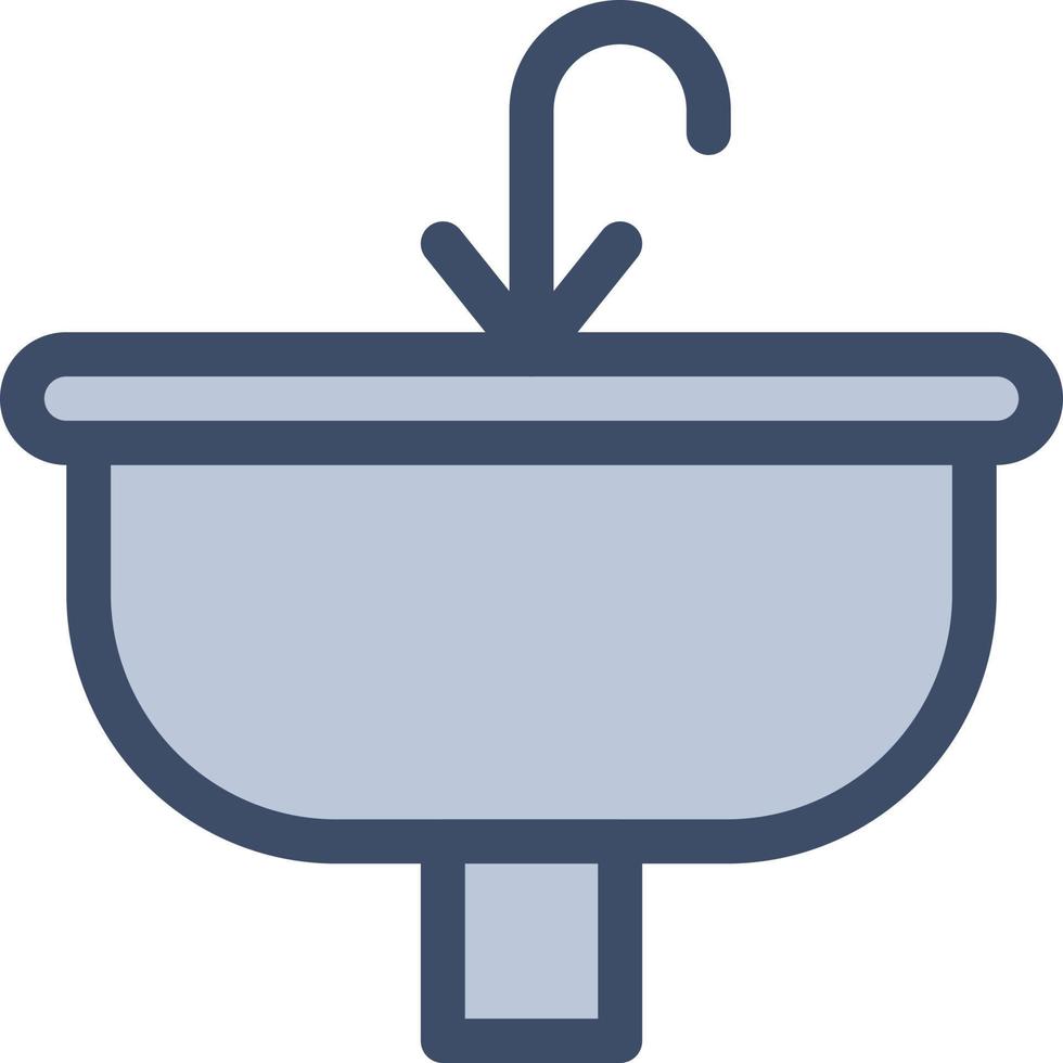 wash basin vector illustration on a background.Premium quality symbols.vector icons for concept and graphic design.