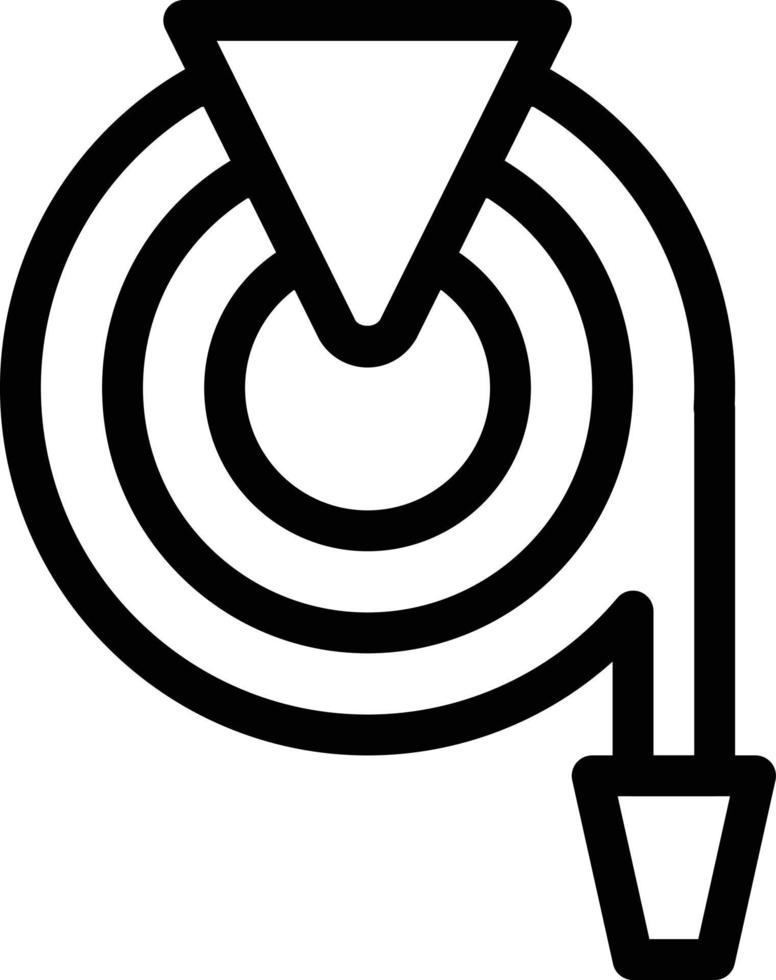 ilustración de vector de tubo de manguera en un fondo. símbolos de calidad premium. iconos vectoriales para concepto y diseño gráfico.