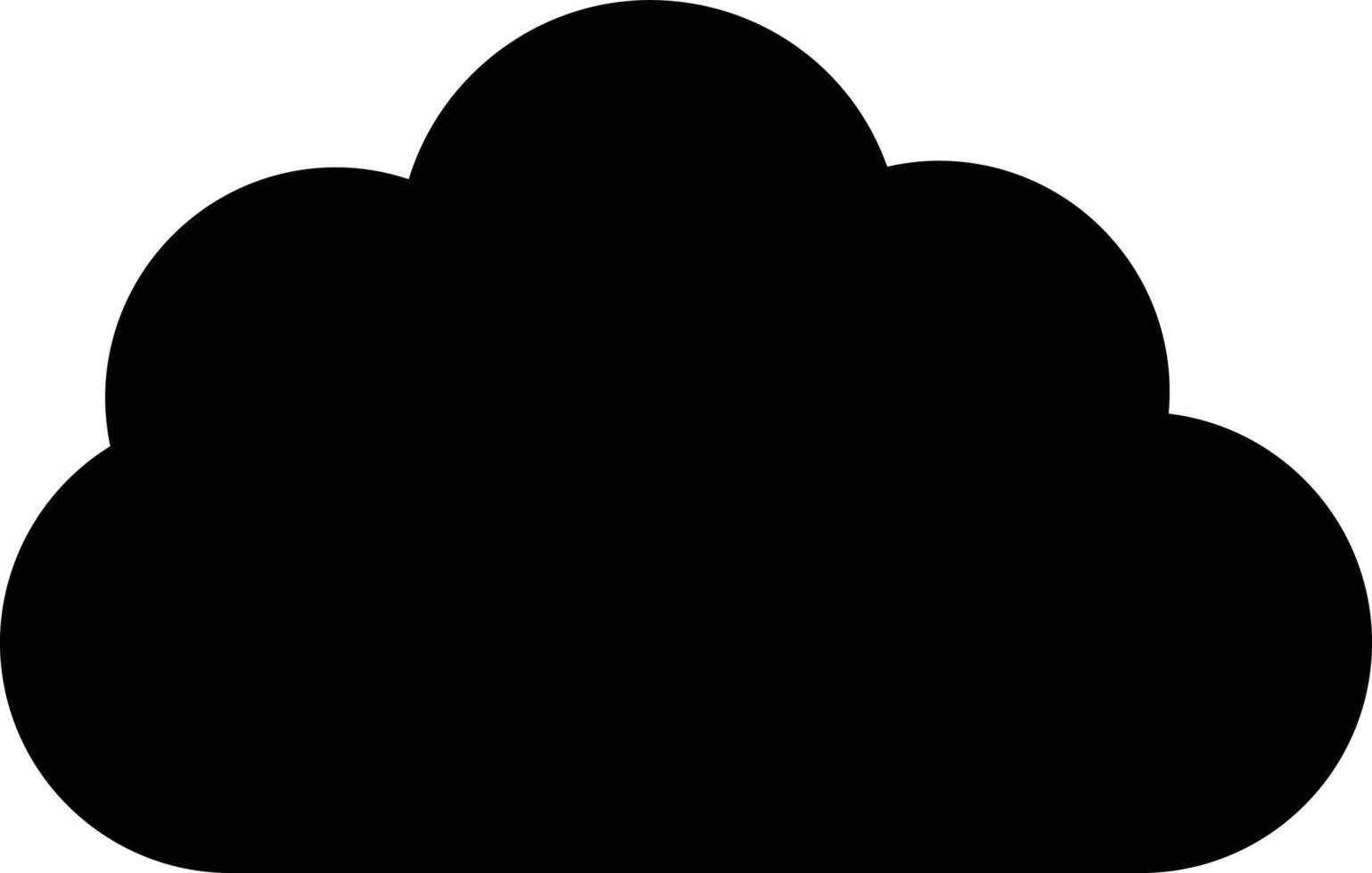 ilustración de vector de nube en un fondo. símbolos de calidad premium. iconos vectoriales para concepto y diseño gráfico.