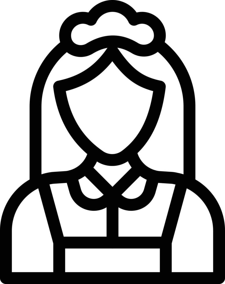maid vector illustration on a background.Premium quality symbols.vector icons for concept and graphic design.