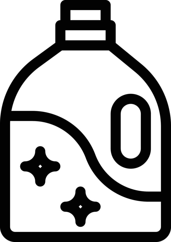 ilustración de vector de detergente en un fondo. símbolos de calidad premium. iconos vectoriales para concepto y diseño gráfico.