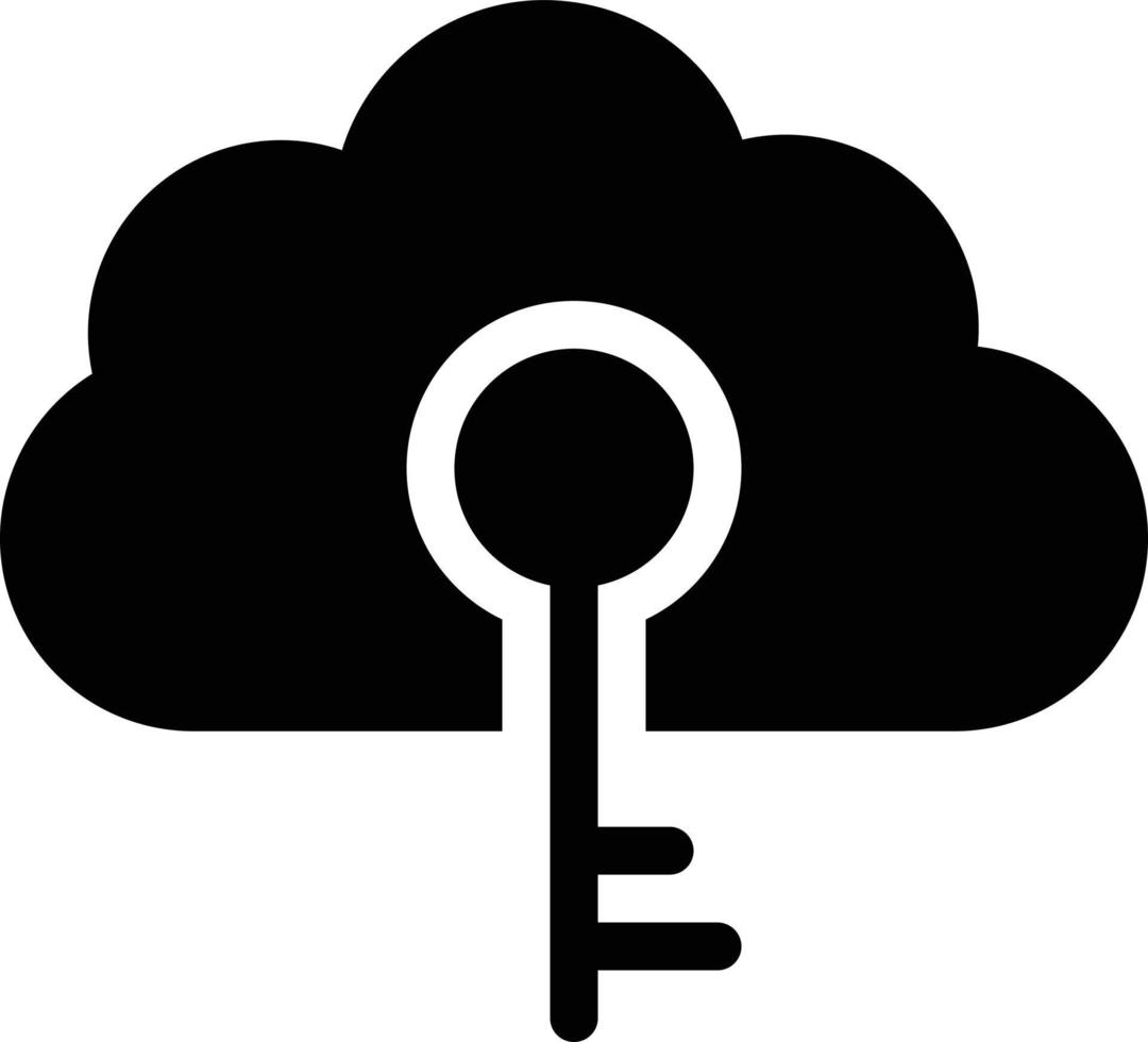 cloud key vector illustration on a background.Premium quality symbols.vector icons for concept and graphic design.
