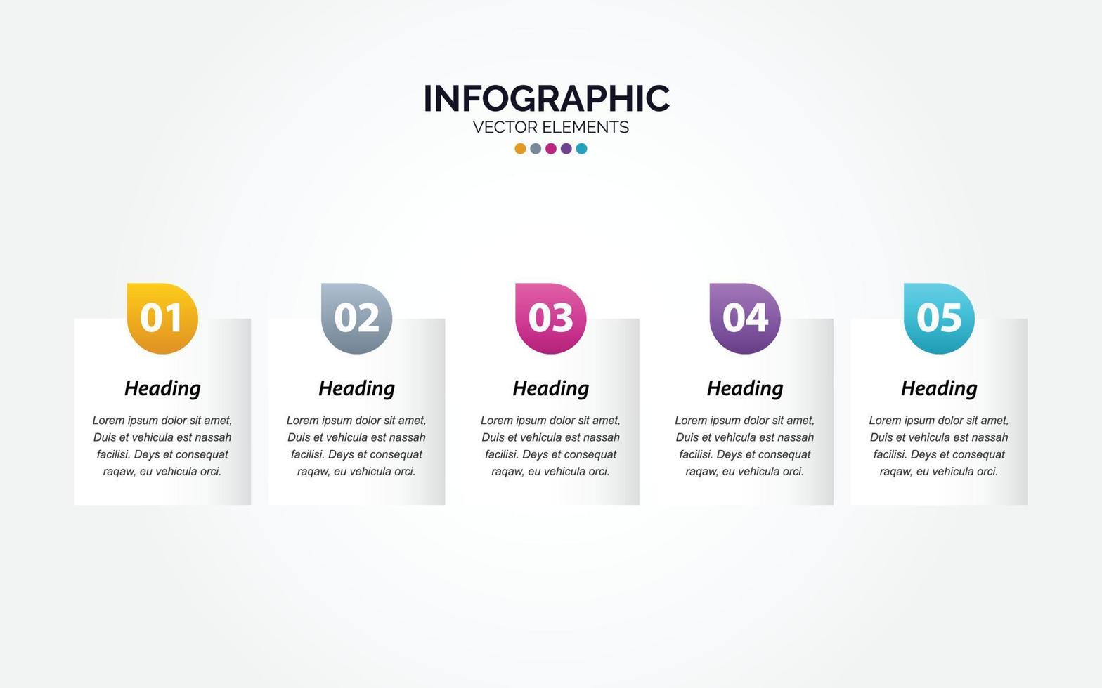 Vector Horizontal Infographic thin line design with icons and 5 options or steps. Horizontal Infographic for business concept. Can be used for presentations banner. workflow layout