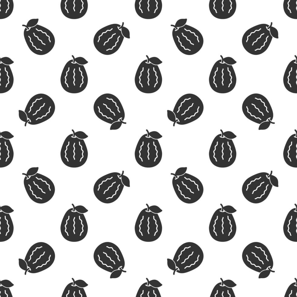 Black avocado seamless pattern background. vector