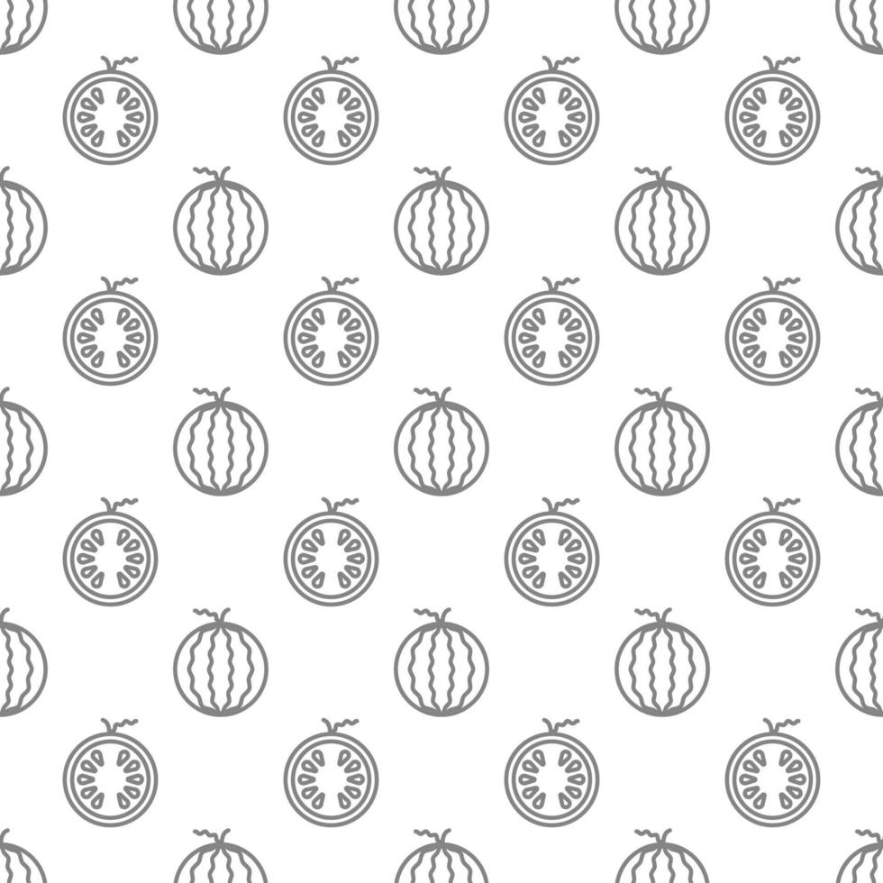 Watermelon seamless pattern background . vector