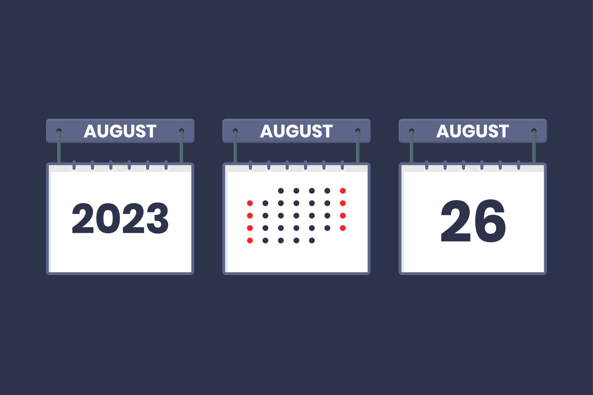2023 Calendar Design August 26 Icon 26th August Calendar Schedule 2023-calendar-design-august-26-icon-26th-august-calendar-schedule