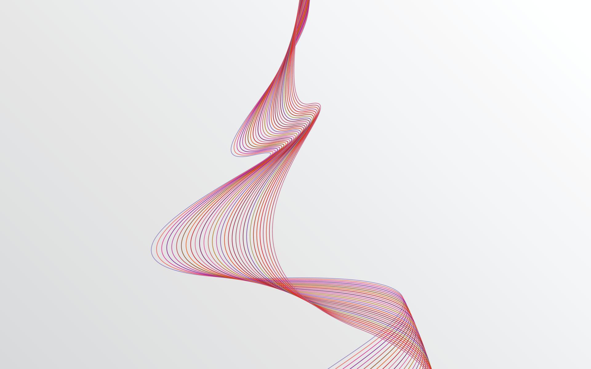 Vector abstract wave background. Red waves background 12946919 Vector