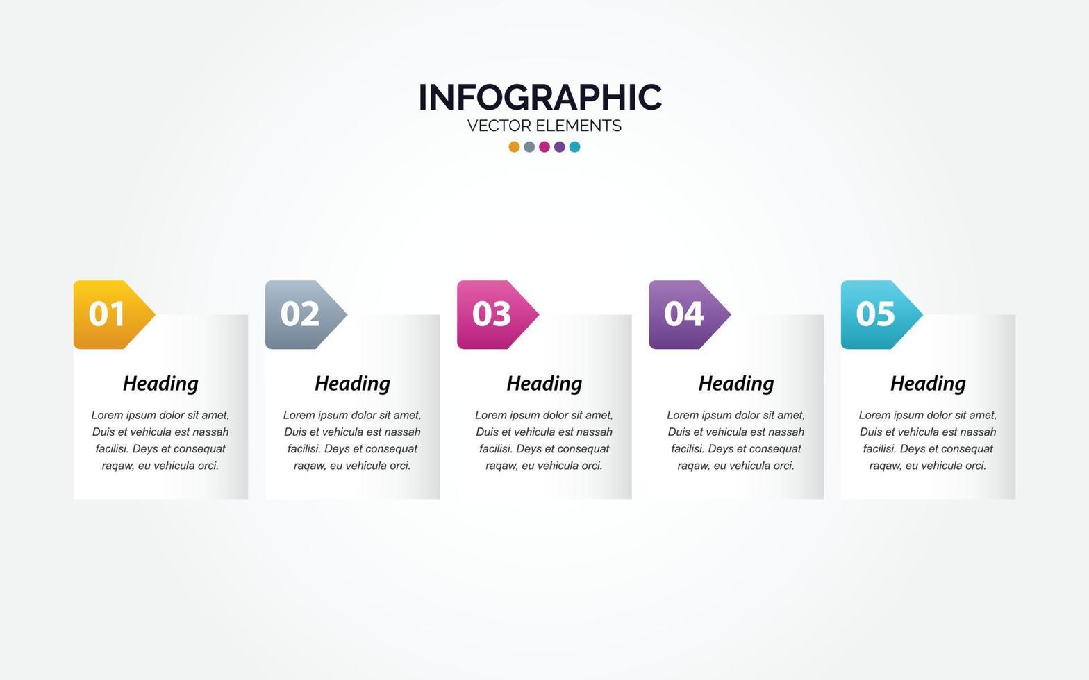 Vector Horizontal Infographic thin line design with icons and 5 options or steps. Horizontal Infographic for business concept. Can be used for presentations banner. workflow layout