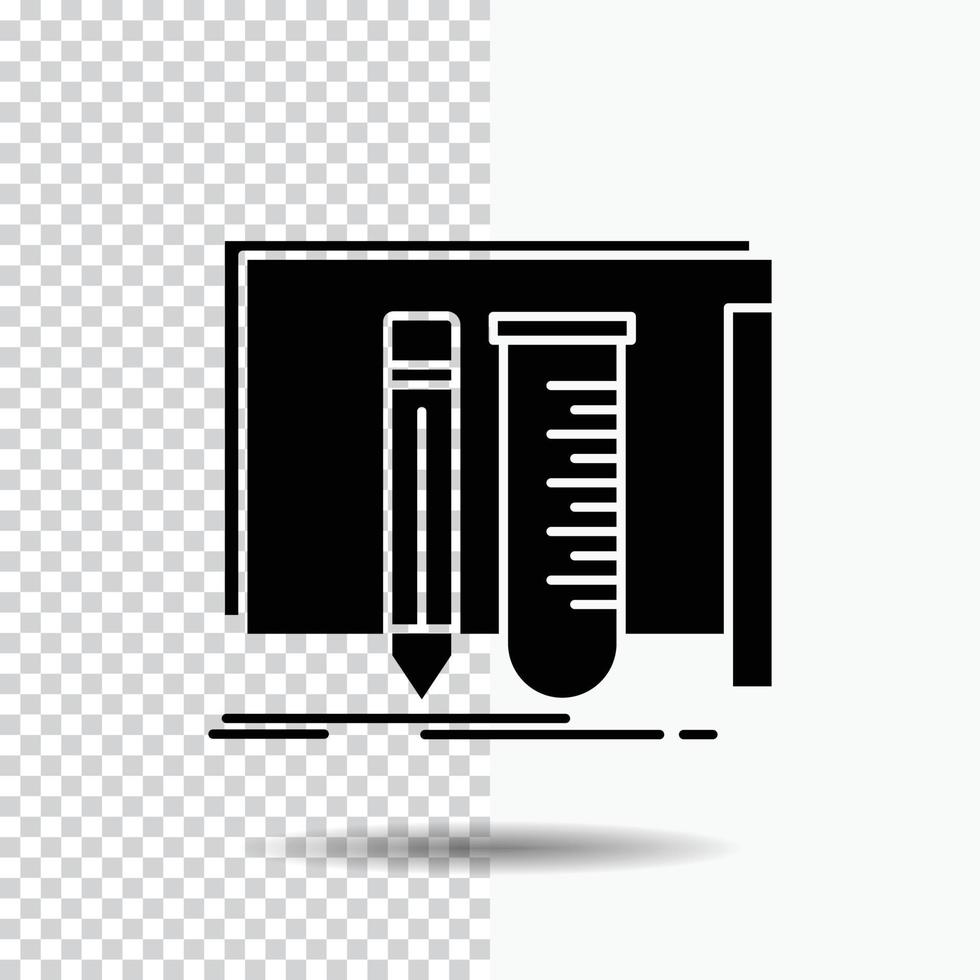 build. equipment. fab. lab. tools Glyph Icon on Transparent Background. Black Icon vector