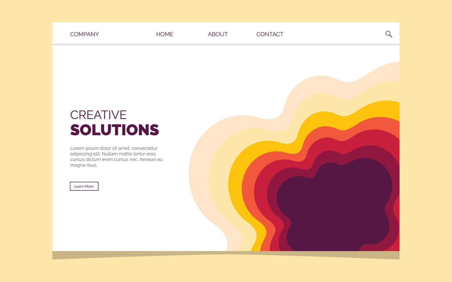 abstract Paper Cut Banner Template backgrounds. Paper cut shapes. Template for banner vector