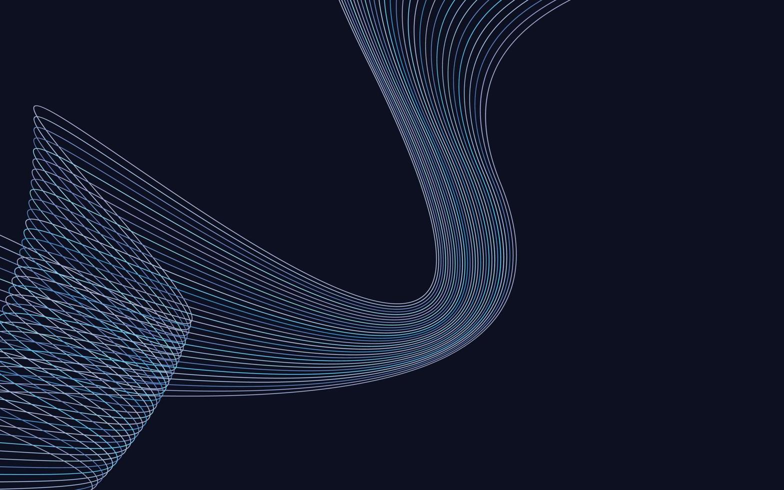 Vector abstract wave background. Colorful Lines waves background