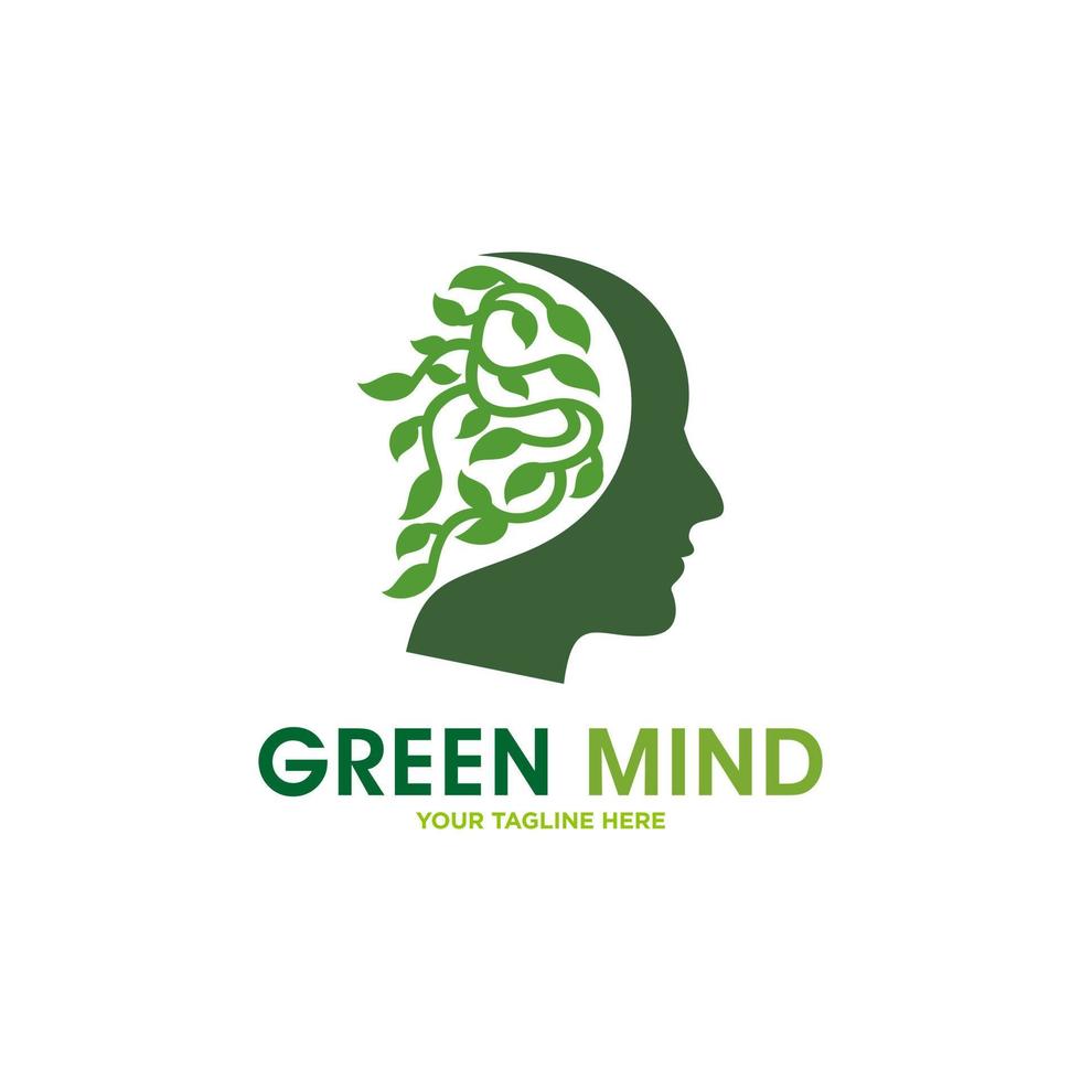 Human Mind Logo Vector Template