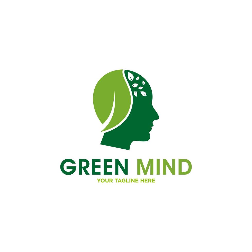 Human Mind Logo Vector Template