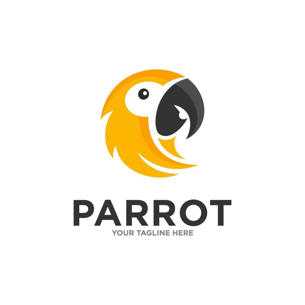 Parrot Logo Design Vector Template