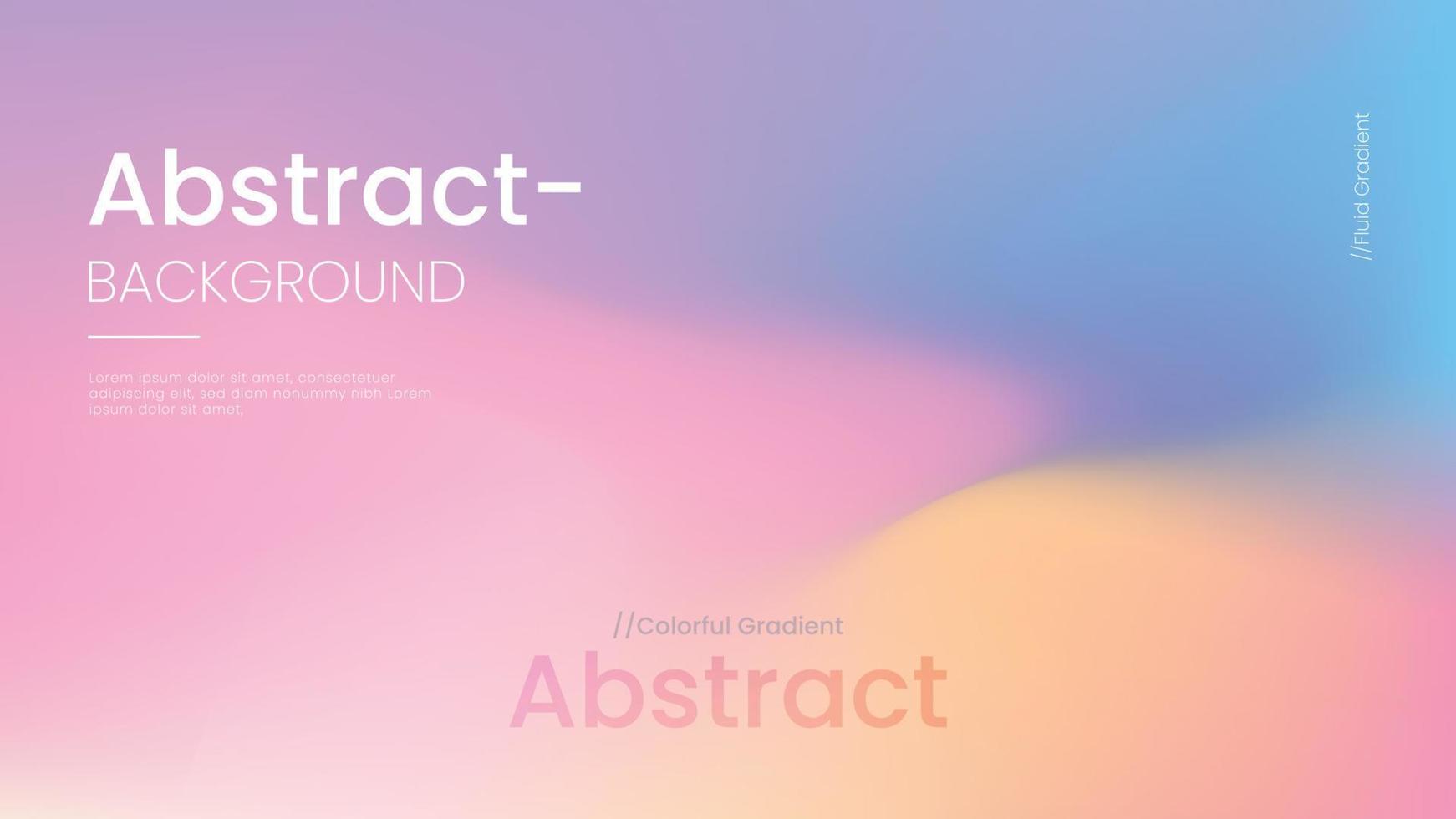 Abstract background with purple and blue blurred gradients vector