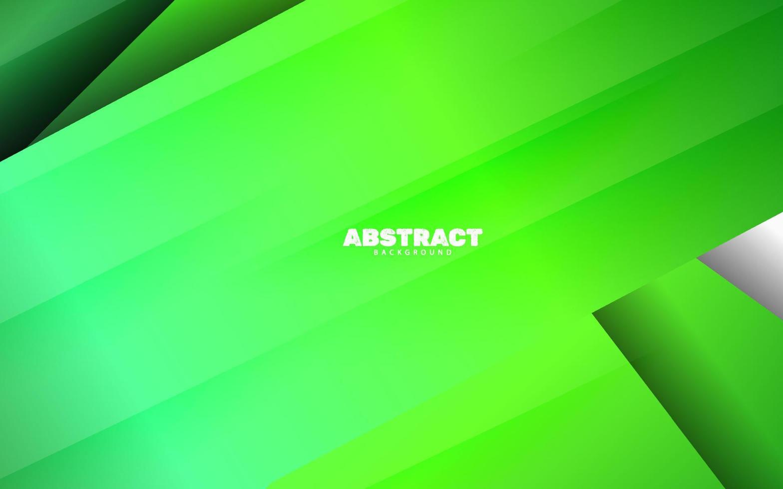 Abstract overlap papercut green colour background vector