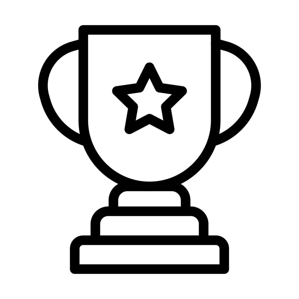 diseño de icono de trofeo vector