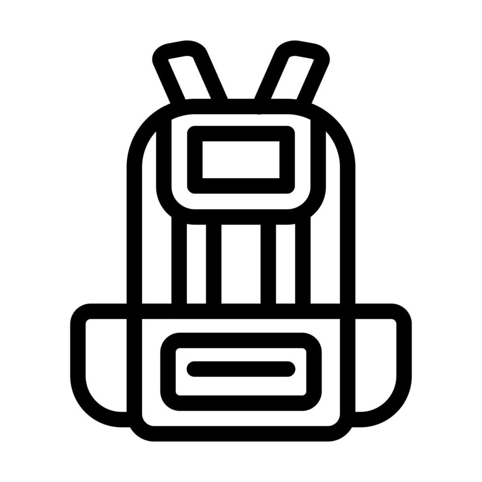 diseño de icono de mochila vector