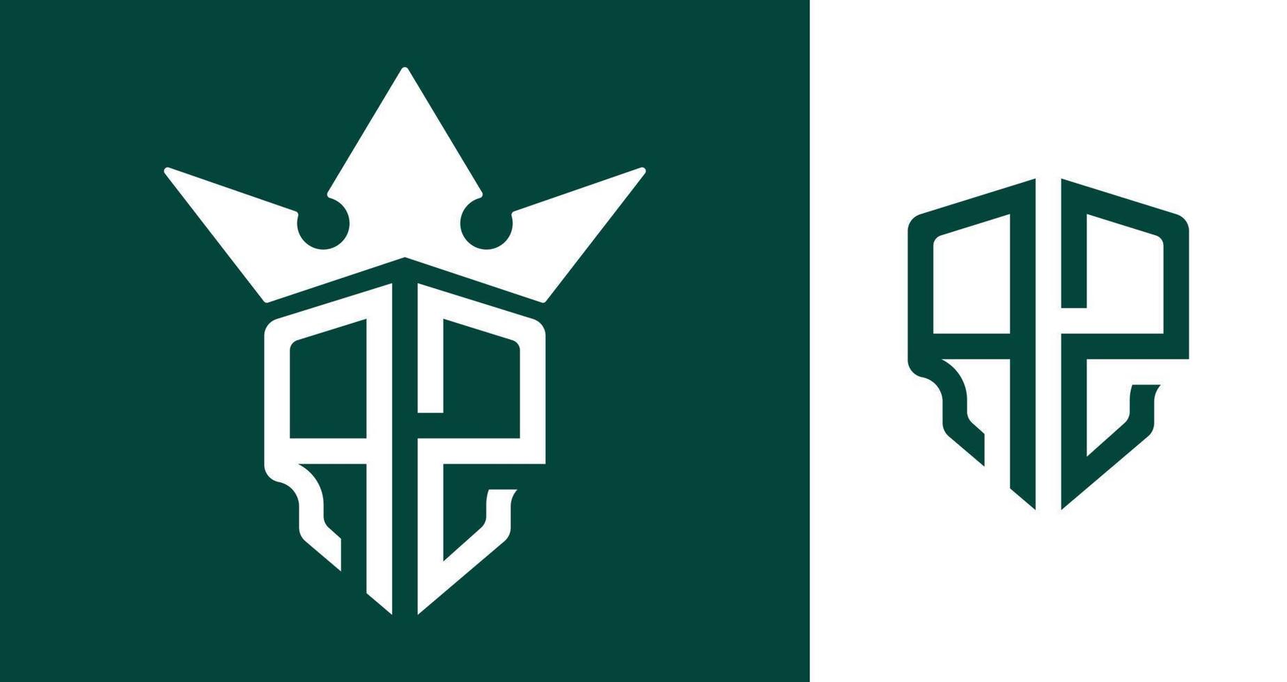 Creative Initial Letters AZ Logo Designs. vector