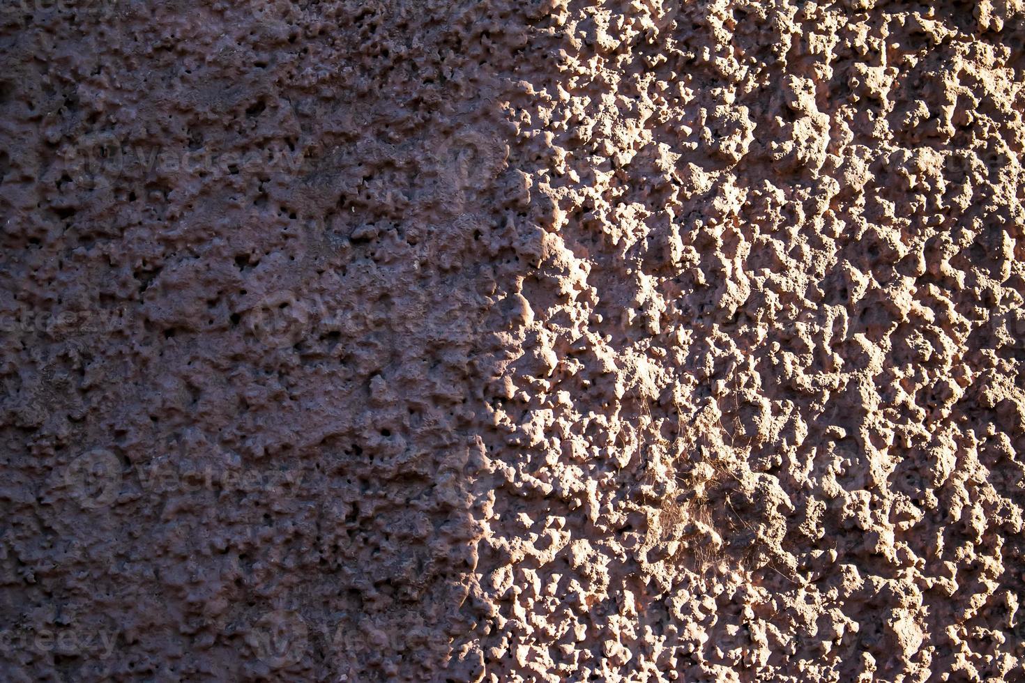 Close up retro color cement wall panoramic background texture for show or advertise or promote product and content on display and web design element concept photo