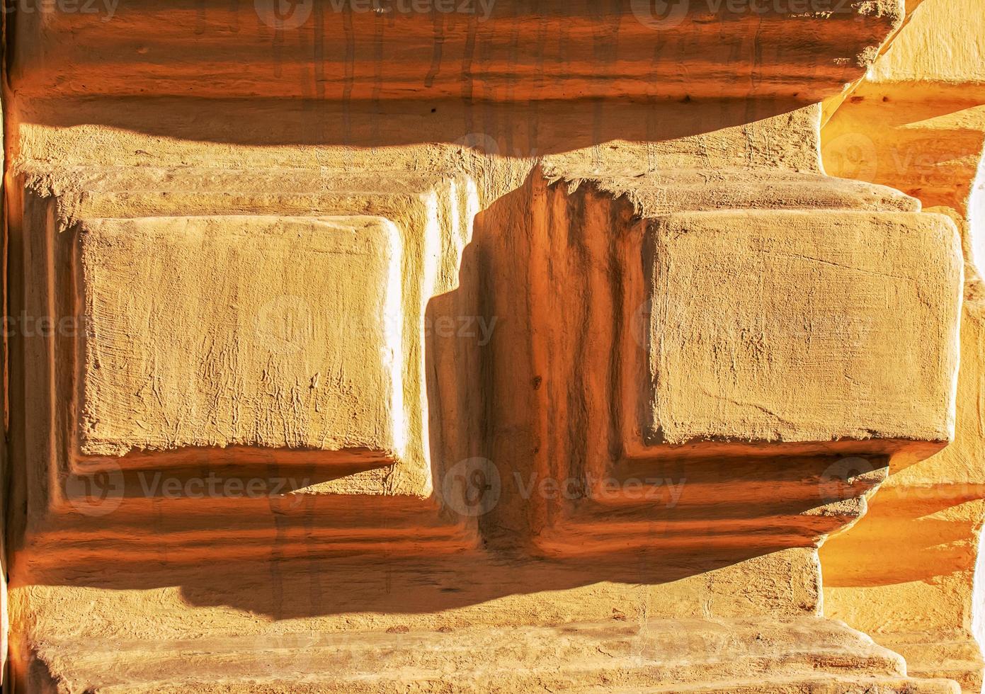 Close up retro color cement wall panoramic background texture for show or advertise or promote product and content on display and web design element concept photo