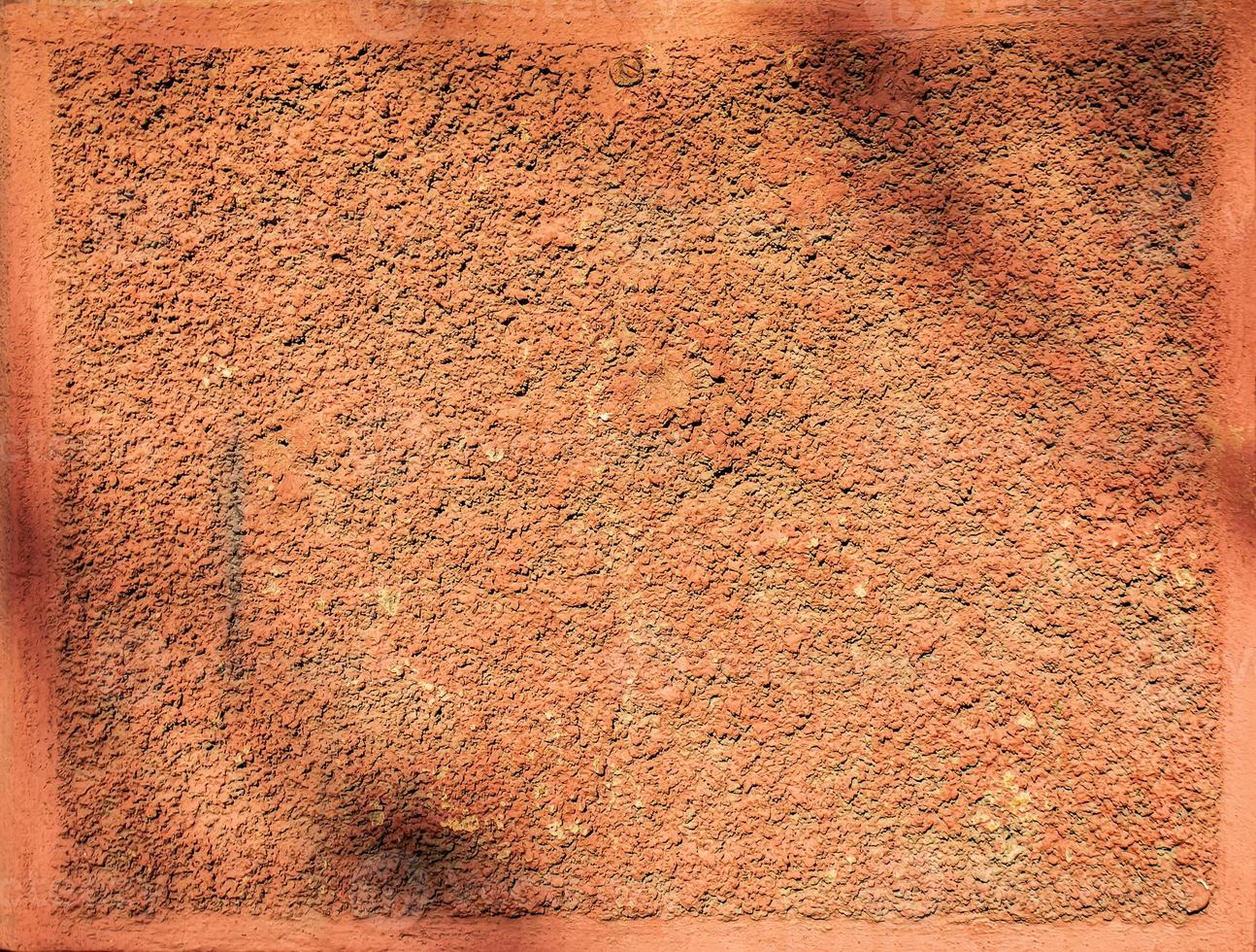 Close up retro color cement wall panoramic background texture for show or advertise or promote product and content on display and web design element concept photo