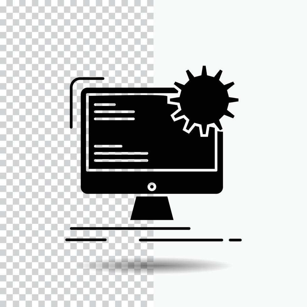 Internet. layout. page. site. static Glyph Icon on Transparent Background. Black Icon vector