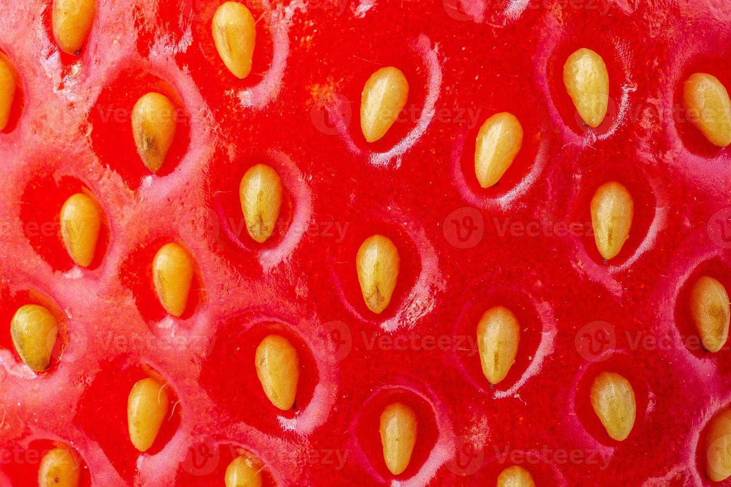 Fresh Strawberry texture close up background photo