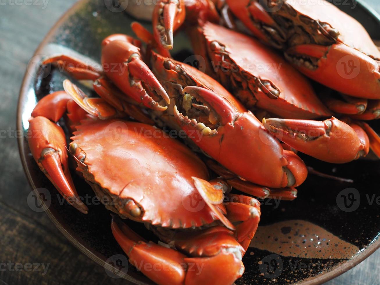 Stir Fried sea crab with Singaporean Style photo
