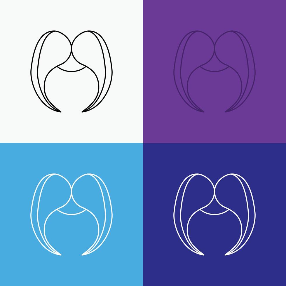 moustache. Hipster. movember. male. men Icon Over Various Background. Line style design. designed for web and app. Eps 10 vector illustration