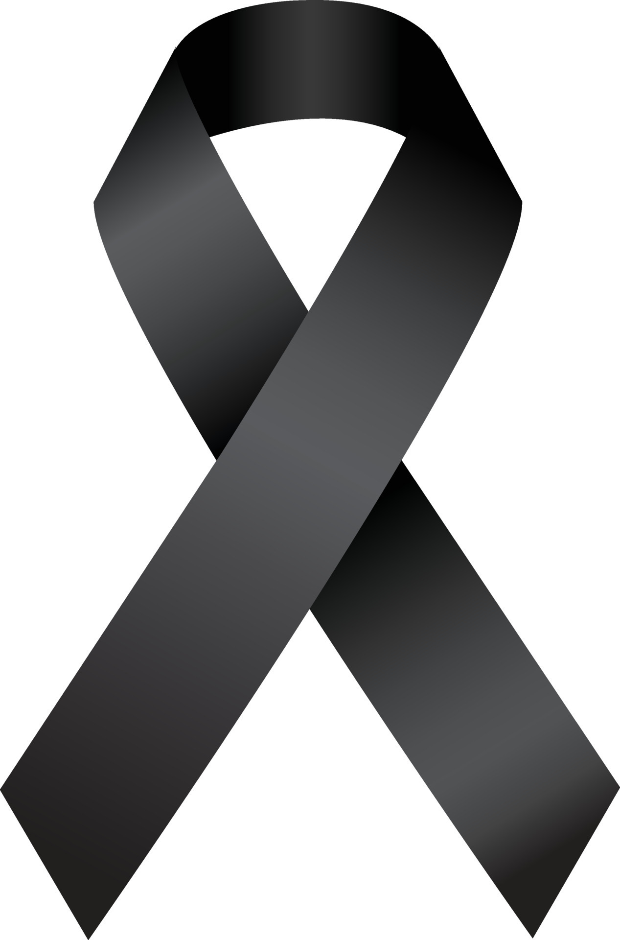 black ribbon cross Breast cancer day sign. women Cancer fighting ideas