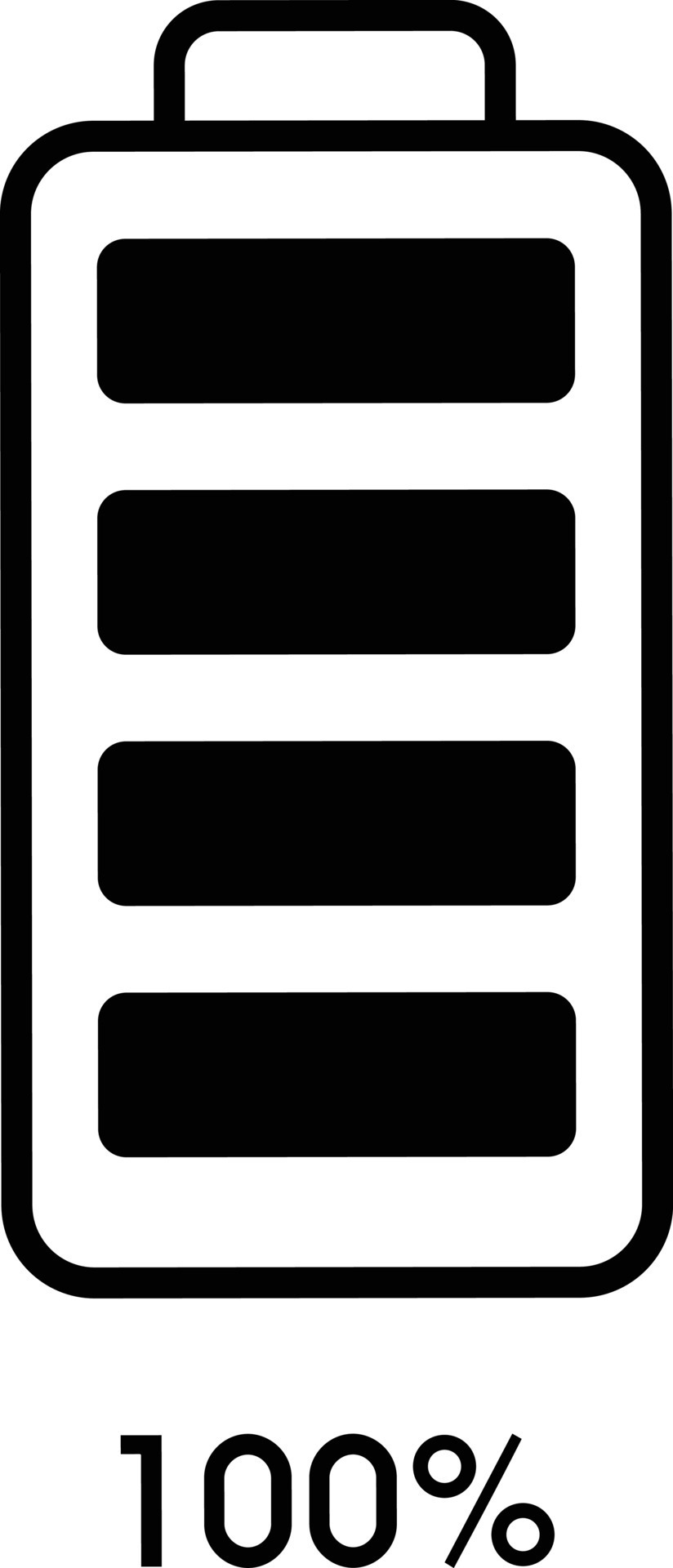 battery Charging icon, energy icon design. Discharged and fully charged