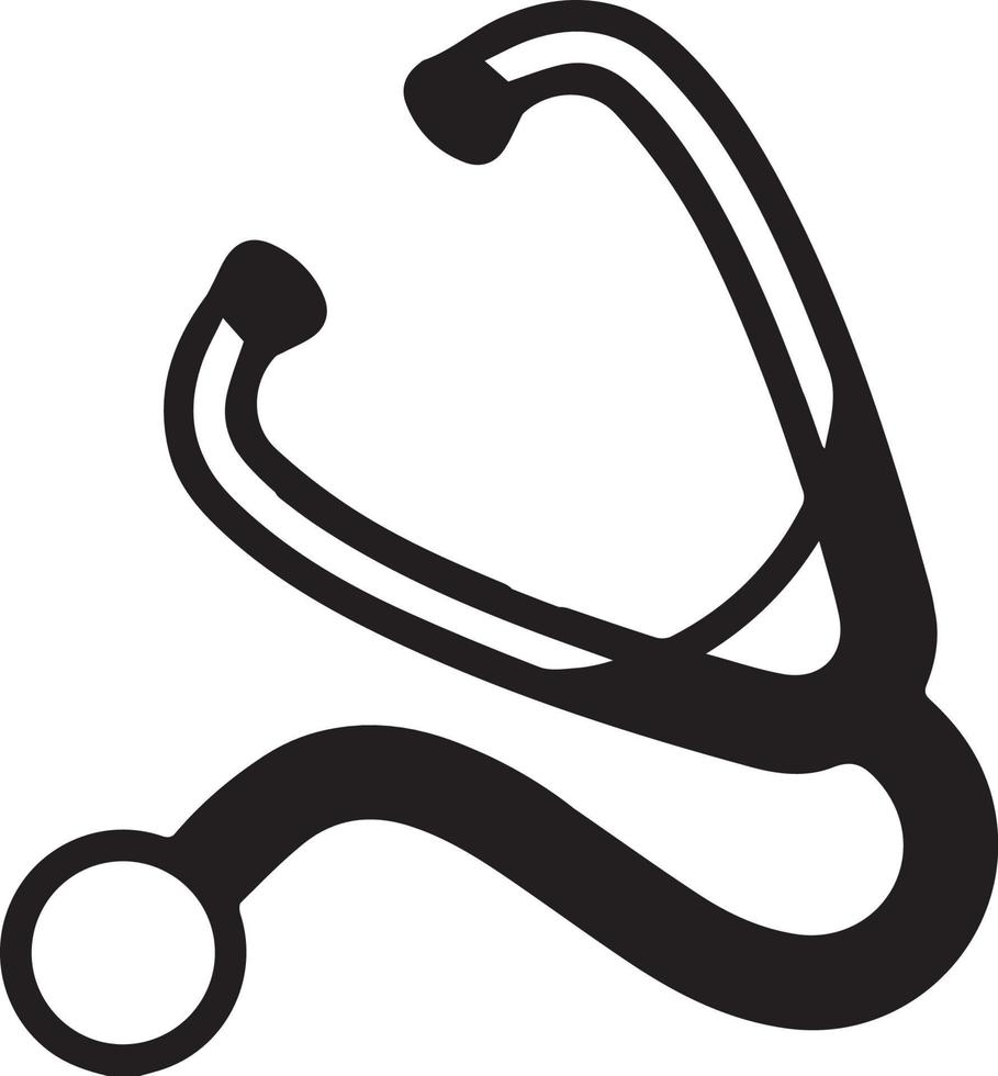 stethoscope medical device flat icon. Stethoscope icon. Healthcare logo. Stethoscope Icon vector symbol for medical doctor and physician