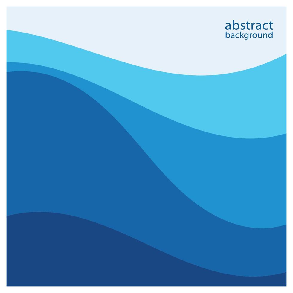 Abstract beach wave background design with blue vector combination, concept design for book cover, wallpaper, swimming pool, marine, lake