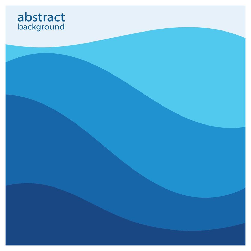Abstract beach wave background design with blue vector combination, concept design for book cover, wallpaper, swimming pool, marine, lake