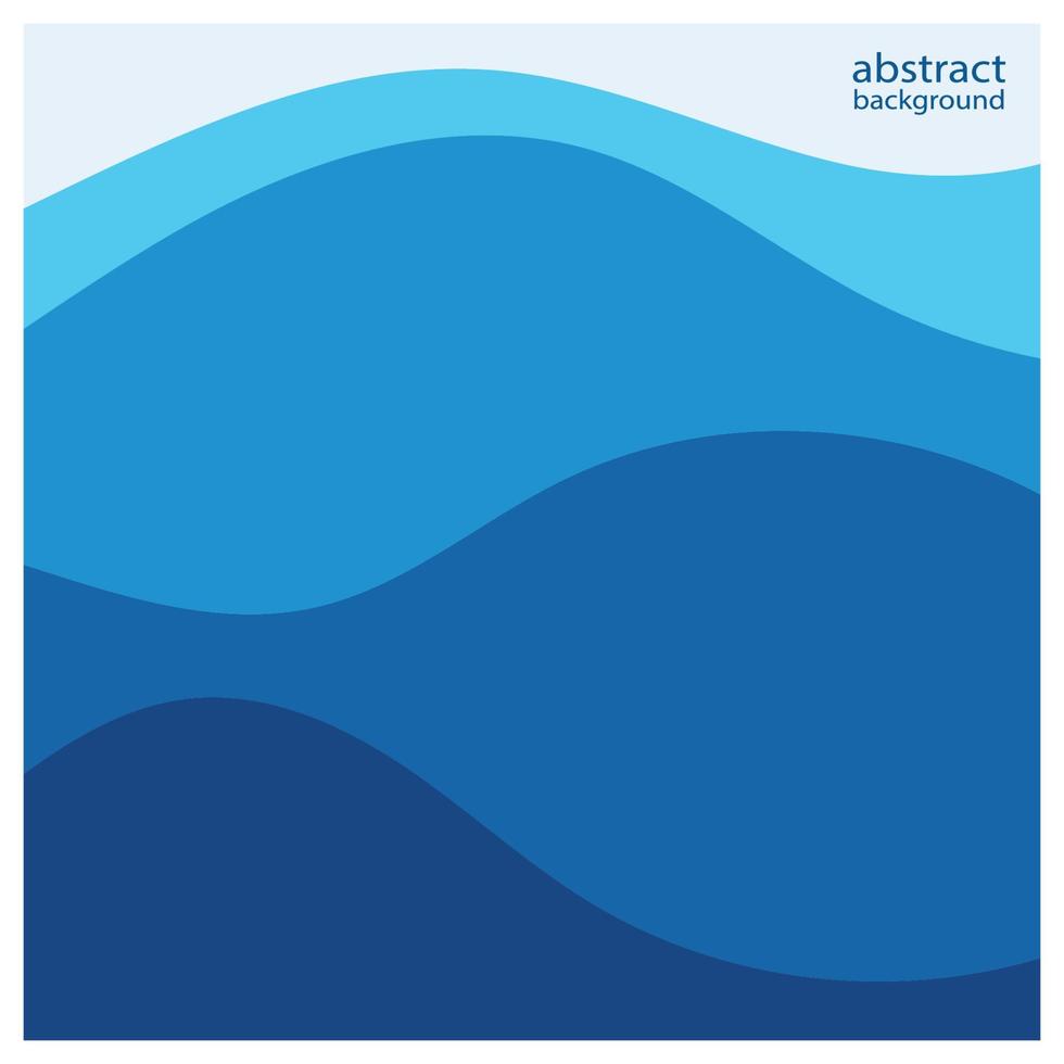 Abstract beach wave background design with blue vector combination, concept design for book cover, wallpaper, swimming pool, marine, lake