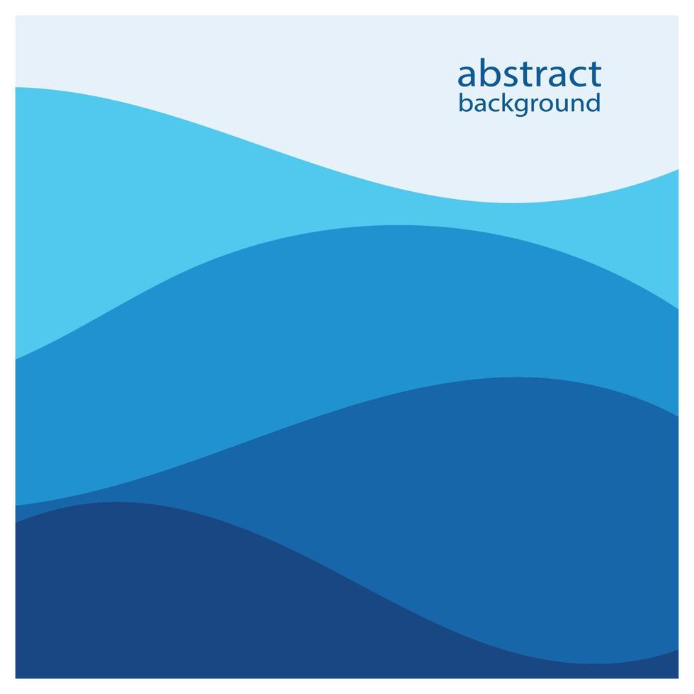 diseño de fondo de onda de playa abstracto con combinación de vector azul, diseño de concepto para portada de libro, papel tapiz, piscina, marina, lago