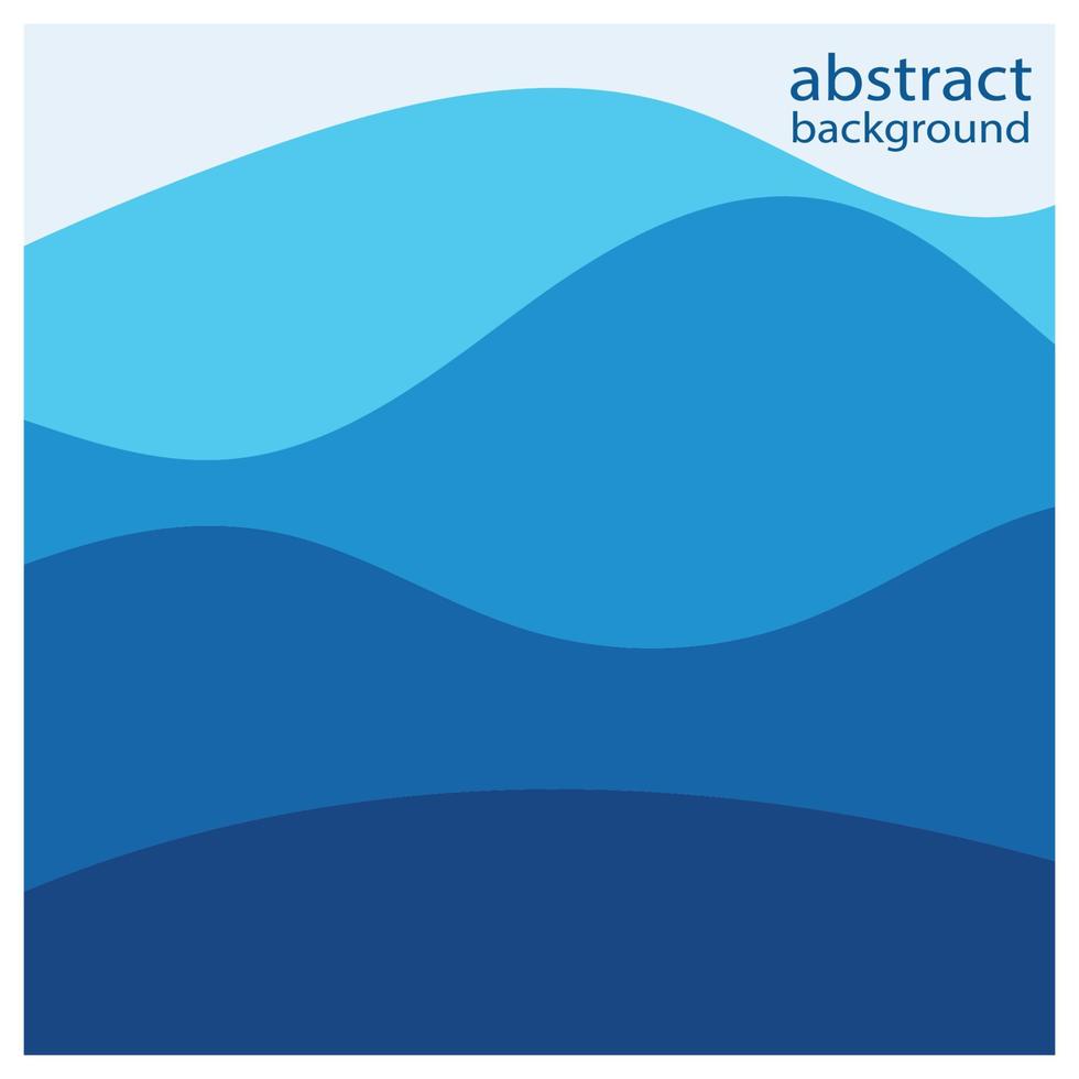 Abstract beach wave background design with blue vector combination, concept design for book cover, wallpaper, swimming pool, marine, lake