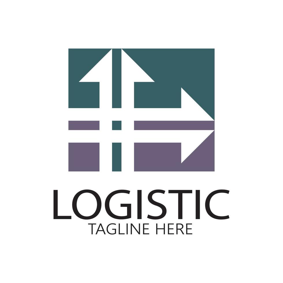 logistics logo icon illustration vector design  distribution symbol  delivery of goods  economy  finance