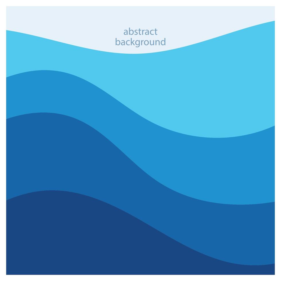 Abstract beach wave background design with blue vector combination, concept design for book cover, wallpaper, swimming pool, marine, lake